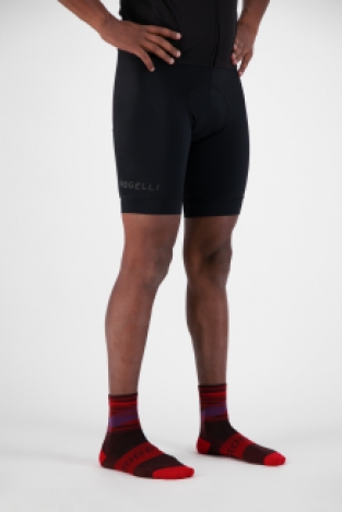Stripe Sokken Bordeaux/rood