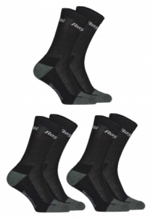 3 Paar thermo MARINO sokken Zwart/antraciet