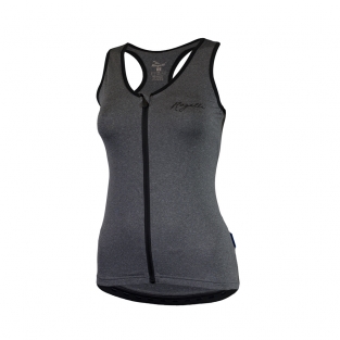 Abbey Tanktop Dames fietsshirt zonder mouwen Grijs Melange