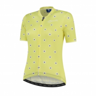 Dames fietsshirt Daisy Geel