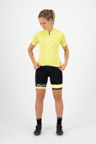 Dames fietsshirt Daisy Geel