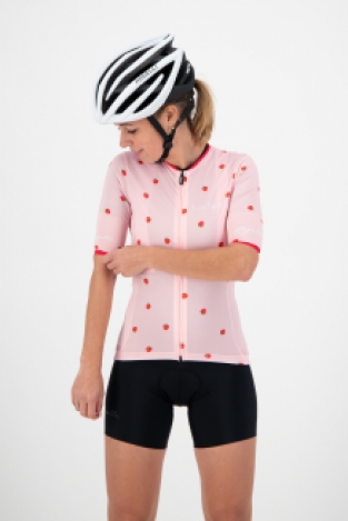 Dames fietsshirt Fruity Pink