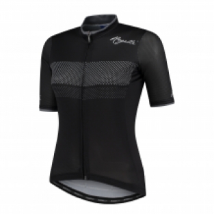 Dames fietsshirt Purpose Zwart/wit