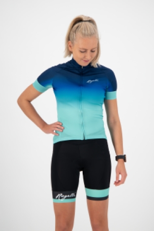 Dames fietsshirt Dream Turqoise/blauw