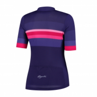 Dames fietsshirt Calm Blauw/pink