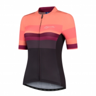 Dames fietsshirt KM Calm Grijs/coral