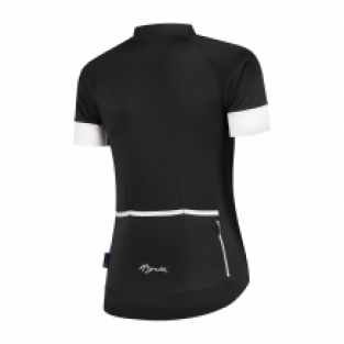 Dames fietsshirt Modesta Zwart/wit