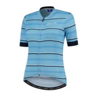 Dames fietsshirt Stripe Blauw/blauw