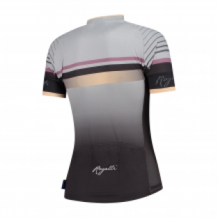 3 Delig Dames fietsset Impress shirt Grijs/goud + Essential broek Zwart