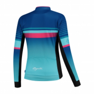 Dames fietsshirt LM Impress Blauw/roze