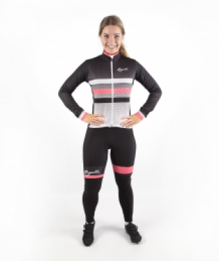 Select dames lange broek Zwart/coral
