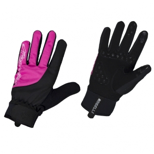 Storm dames winter handschoenen Zwart/roze/Fluor
