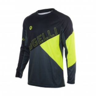 Adventure MTB Shirt LM  2.0 Zwart/grijs/fluor