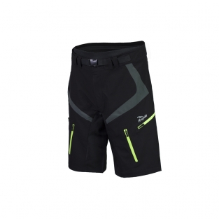 Adventure MTB Short Zwart/Fluor/Grijs