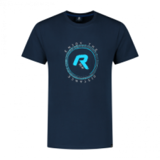 Enjoy Life Graphic T-Shirt Heren Navy blauw