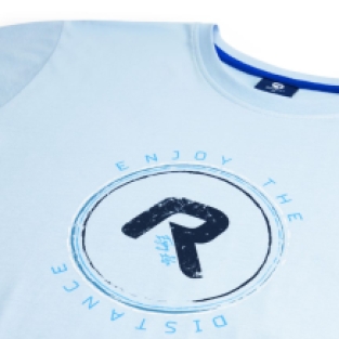 Enjoy Life Graphic T-Shirt Heren Light Blue