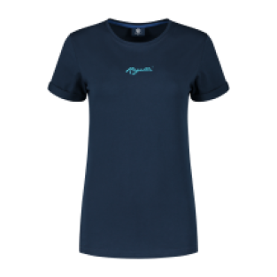 Enjoy Life Logo T-Shirt Dames Blauw