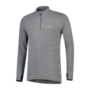 Campton 2.0 Hardloop top Lange Mouwen Heren Grijs Melange