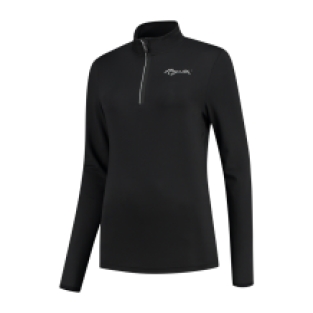 Carina 2.0 Hardloop top Lange Mouwen Dames Zwart