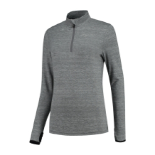 Carina 2.0 Hardloop top Lange Mouwen Dames Grijs