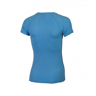 Seamless dames shirt Blauw