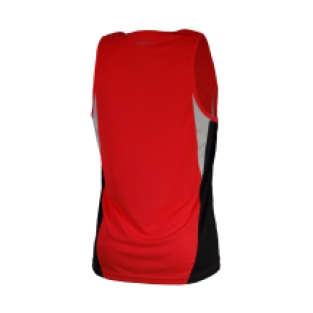 Darby Hardloop Tanktop Heren Rood/Wit/Zwart