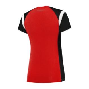 Eabel Hardloopshirt Dames Rood/Wit/Zwart