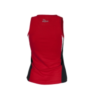 Esty Hardloop Tanktop Dames Rood/Wit/Zwart