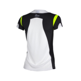 Eabel Hardloopshirt Dames Geel/Wit/Zwart