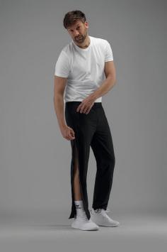 Erima sportieve broek met doorlopende rits