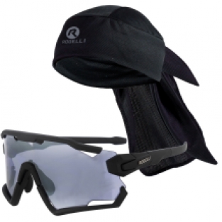 Switch sport bril Zwart en 3 sets glazen+ Bandana Zwart
