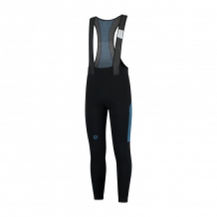 Heren thermo fietsbroek Tyro Zwart/blauw
