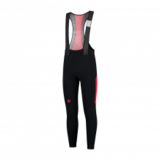 Heren thermo fietsbroek Tyro Zwart/rood