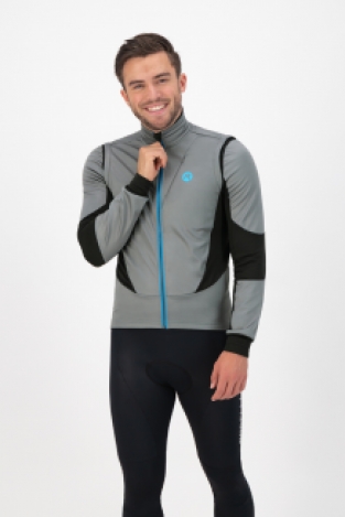 Heren Winterjack Brave Grijs/blauw