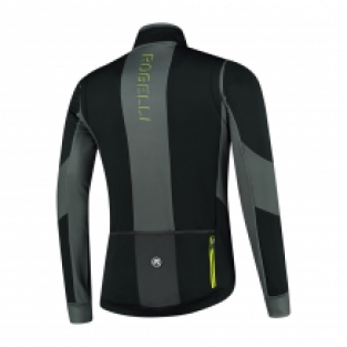 Heren Winterjack Brave Zwart/fluor geel