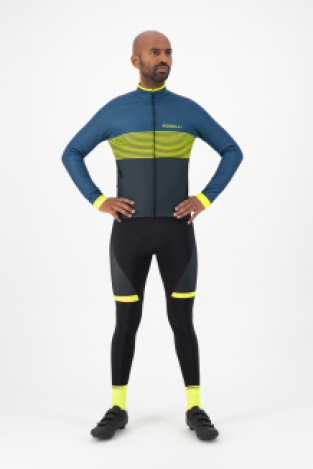 Heren Winter jack Boost Fluor/blauw