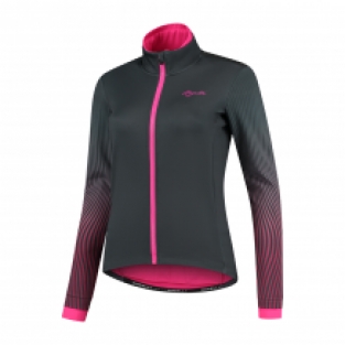 Dames Winterjack Vivid Grijs/roze