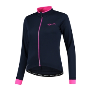 Dames Winterjack Essential Blauw/roze