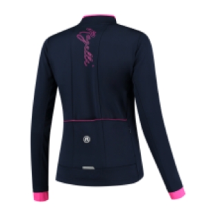 Dames Winterjack Essential Blauw/roze