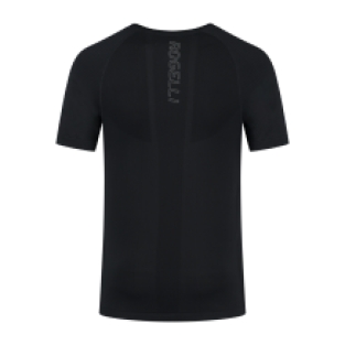 Essential Sportshirt Heren Zwart/Melange