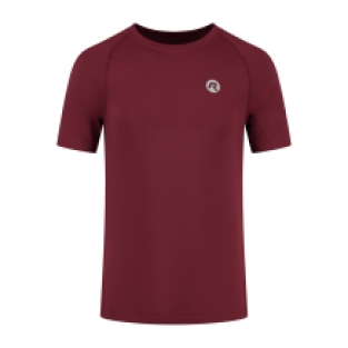 Essential Sportshirt Heren Bordeaux/Melange