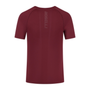 Essential Sportshirt Heren Bordeaux/Melange