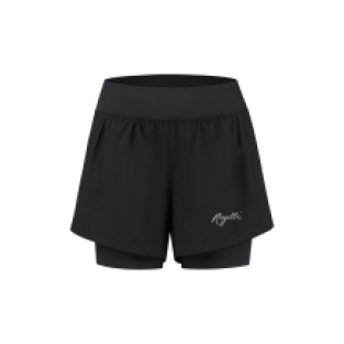 Essential 2-in-1 Hardloopshort Dames Zwart