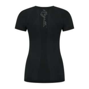 Essential Sportshirt Dames Zwart/Melange