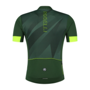 Dusk Fietsshirt Heren Groen/Fluor geel