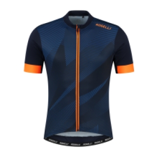 Dusk Fietsshirt Heren Blauw/Oranje