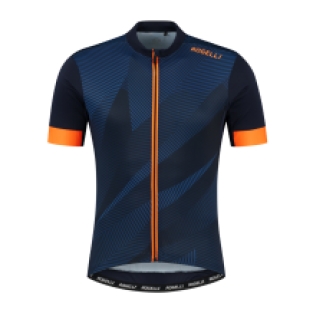 Dusk Fietsshirt Heren Blauw/Oranje