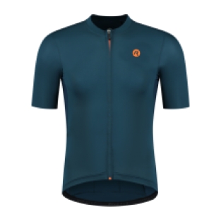 Distance Fietsshirt Heren Blauw/Oranje