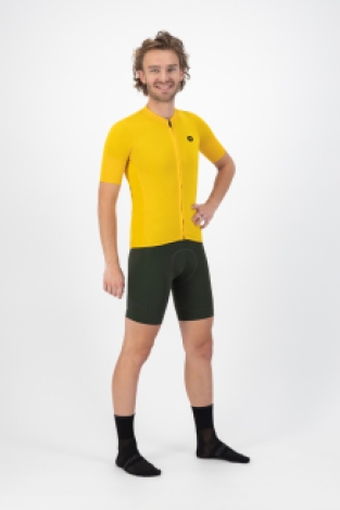 Distance Fietsshirt Heren Geel