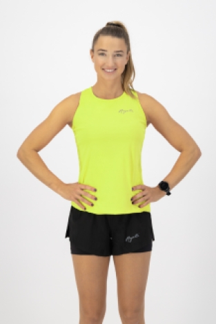 Core Hardloop Tanktop Dames Fluor/Geel